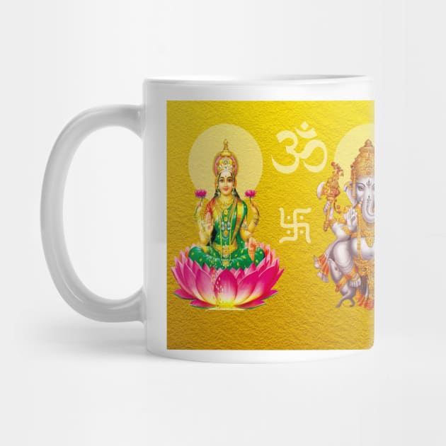 Laxmi Ganesh by justrachna